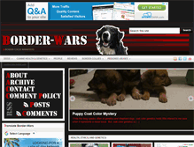 Tablet Screenshot of border-wars.com